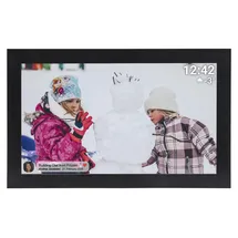 Denver PFF-1504 15,6′′ Frameo WLAN Bilderrahmen mit IPS & Touch - Schwarz
