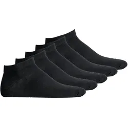 Sneakersocken JACK & JONES "Socken JACDONGO SOCKS 5 PACK 5er Pack", Herren, Gr. 40-46, schwarz, Obermaterial: 72% Baumwolle CO. 26% Polyester PES. 2% Elasthan EL., Socken Sneakersocken