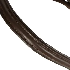 Covalliero Trensenzaum Standard Leder verstellbar Shetty braun