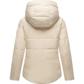 Marikoo Damen Winter Jacke gesteppt Teddyfell gefüttert Steppjacke mit Kapuze & Recyceltes Obermaterial Elira