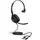 JABRA Evolve2 50 (Kabelgebunden, USB-A, Alcatel-Lucent, Avaya, Cisco, Google Meet, Microsoft Teams, Unify, Zoom), Office Headset,