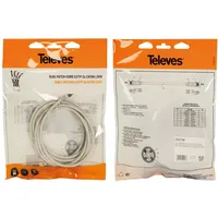 Televes Patchkabel S/FTP CU CAT6A PK6AL3G-T