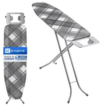 Kadax Klappbares Bügelbrett 114x34cm Dampfbügelbrett mit Metallnetz - KADAX