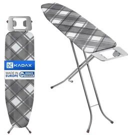 Kadax Klappbares Bügelbrett 114x34cm Dampfbügelbrett mit Metallnetz - KADAX