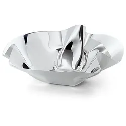 Schale Margarethe Philippi Edelstahl, hochglanzpoliert silber, Designer Flip Design, 10 cm