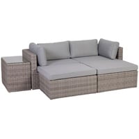 Greemotion Palma Lounge-Set braun/grau