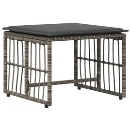 vidaXL Gartenmöbel Set 5-tlg. Grau/Dunkelgrau