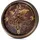 Formano Wanduhr Weltkarte (drehende Zahnräder, Braun, Weltkarte, H: cm) braun