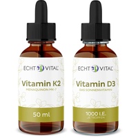 Echt Vital Vitamin K2 + D3 Liquid Starterpaket 1 St Set