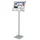 Franken Infoständer silber DIN A4 28,0 x 28,0 x 72,5 cm, 1 St.