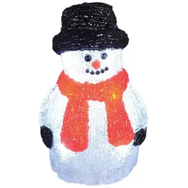Trendline Led Acrylfigur Schneemann 17 X 11 Cm Kaltweiß Mit Timer Figuren
