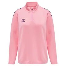 hummel Core XK 1/2-Zip Sweatshirt Damen cotton candy XXL