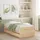 vidaXL Bettgestell 90 x 200 cm Braun