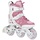 Powerslide Phuzion Argon Rose 100 weiß/rosa 41