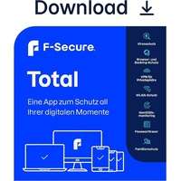 F-Secure Total Security & VPN 2024 - 25 Geräte - 2 Jahre, Download