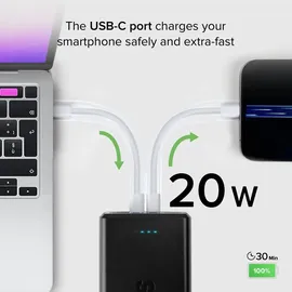 SBS TTBB30000PD20K, 30000 mAh, Usb-c Usb-a - Schwarz