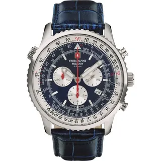 Swiss Alpine Military Spirit Chrono Leder 7078,9535