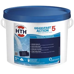 5 kg HTH Pool  Granufast Action 5 - Chlor Multifunktionsgranulat