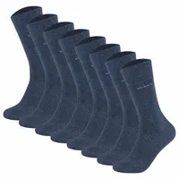 CAMANO Unisex Socken - Soft Socks, einfarbig, 8er Pack