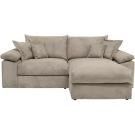 OTTO home Eckcouch Cord 3-Sitzer Beige