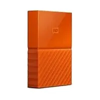 WD My Passport 1TB Portable Hard Drive and Auto Backup Software for PC, Xbox One and PlayStation 4 - Orange