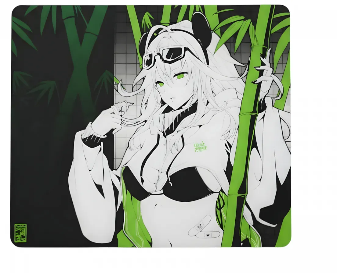 Uncle Panda BUQIU Glas Mauspad