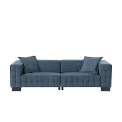 Big Sofa ¦ blau ¦ Maße (cm): B: 255 H: 69 T: 106