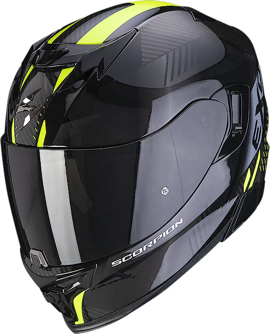 Scorpion EXO-520 Evo Air Laten Helm, zwart-geel, XL Voorman