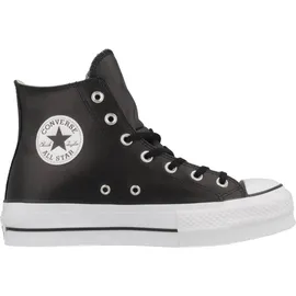 Converse Chuck Taylor All Star Lift Clean Leather High Top black/black/white 41,5