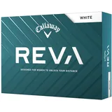 Callaway Golf REVA Golfball 2025, Weiß