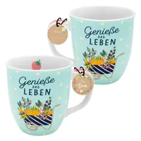 GRUSS & CO Kaffeetasse 0,4 l Blau