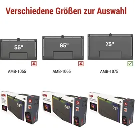 EMOS Smarte TV Hintergrundbeleuchtung 189 cm 24 W RGBIC 660 lm