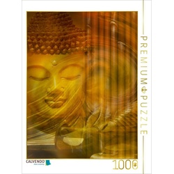 CALVENDO Puzzle CALVENDO Puzzle Buddha und Yin Yang 1000 Teile Lege-Größe 48 x 64 cm Foto-Puzzle Bild von Digital-Art, 1000 Puzzleteile