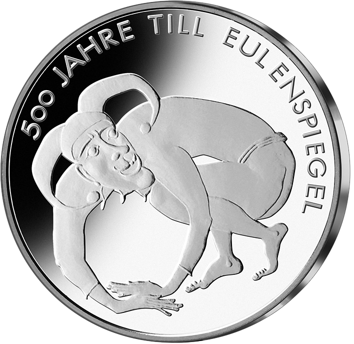10-Euro-Silber-Gedenkmünze "500 Jahre Till Eulenspiegel"!
