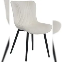 deluke Stuhl KELCE Samt creme