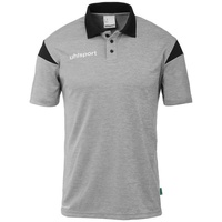 Uhlsport Poloshirt Squad 27 Polo Shirt dark grau melange/schwarz grau|schwarz