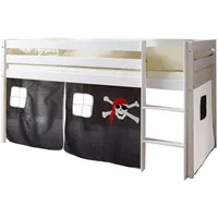 MID.YOU Spielbett Holz Malte ca. 90x200 cm Schwarz