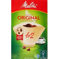 Melitta 1x2 Original Kaffeefilter naturbraun 80 St.