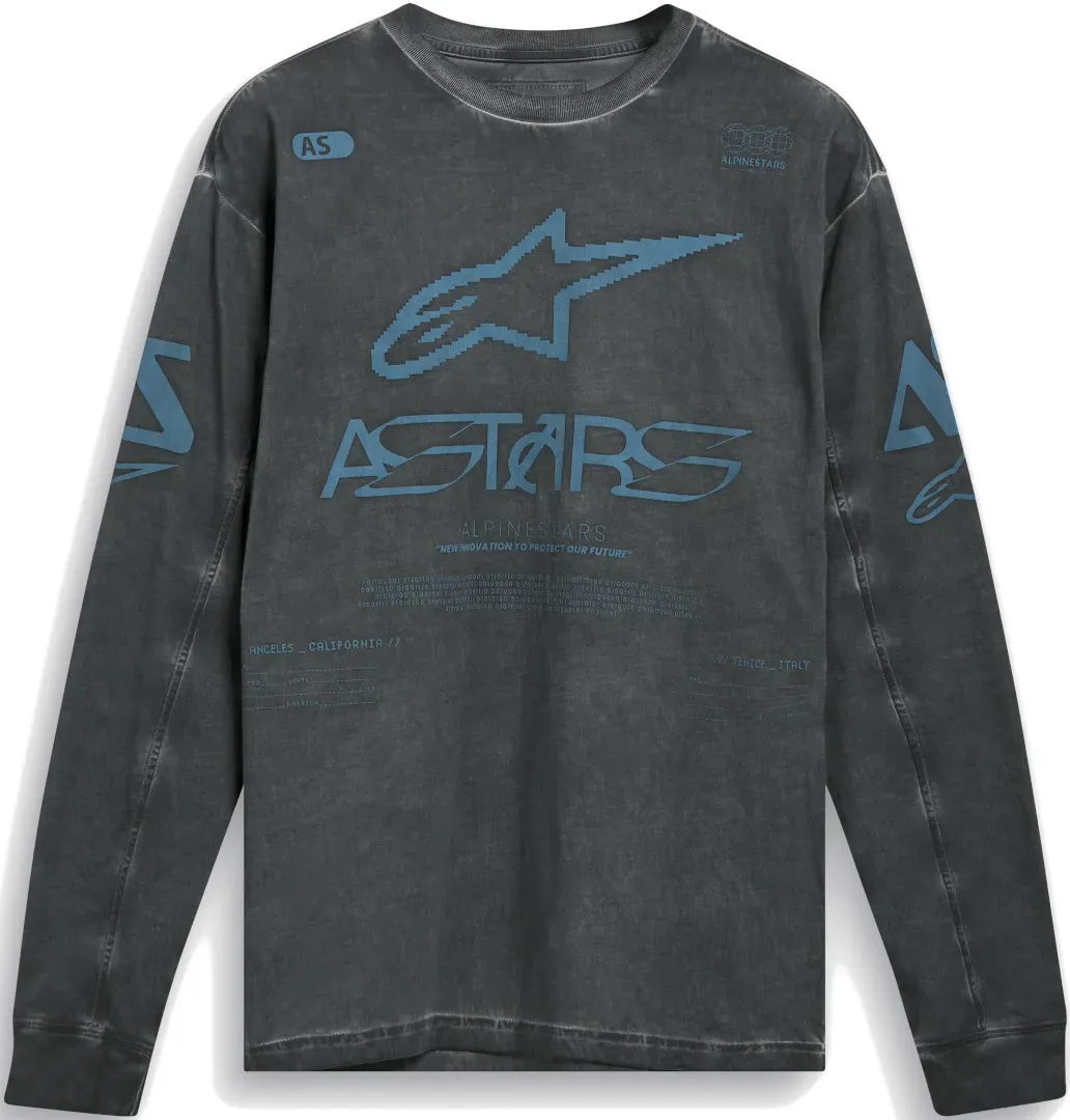 Alpinestars Nook Knit Longsleeve, grijs, XL Voorman