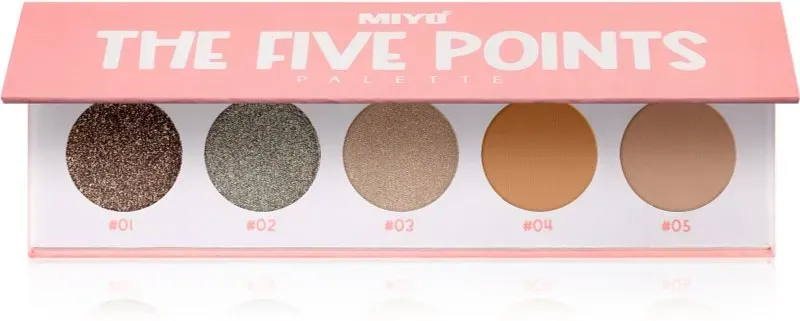 Miyo Eyeshadow The five points Lidschattenpalette Farbton 15 Consequences 1 St.