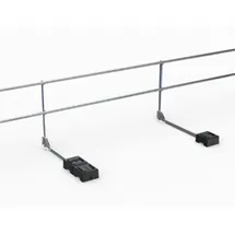 mauderer alutechnik Flachdachsicherung NEO 30 10 m Set 5 m Geländerlänge Metall