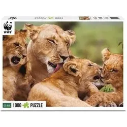 AMBASSADOR 7230022 WWF Puzzle 1000 Teile Löwen