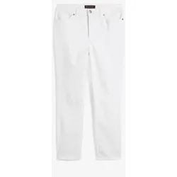 bonprix Komfort-Stretchhose, weiß, 42, mit Baumwolle
