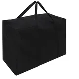 Navaris Aufbewahrungstasche Tasche Tragetasche XXL - Aufbewahrung für Bettwäsche Kissen Kleidung Gartenpolster - Schutz vor Motten Feuchtigkeit