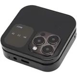 2G Klapphandy für Senioren, 2 SIM-Karten, Kleines Display, Faltbares Handy mit LED-Taschenlampe, Rückkamera, FM-Radio für Studenten, Senioren (Black)