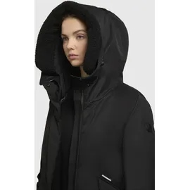 khujo Wintermantel "Agneta-YM", Damen, Gr. S (36), schwarz, Obermaterial: 100% Polyester, Futter: 100% Nylon, Wattierung: 100% Polyester, Basic, gerade ca.
