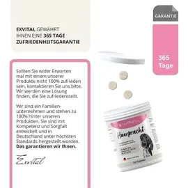 Exvital Haarpracht Tabletten hochdosiertes Biotin Komplex für Hunde 180 g