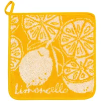 Kracht Küchen Textilien Limoncello Frottier Topflappen 22x22 cm gelb 2er Pack