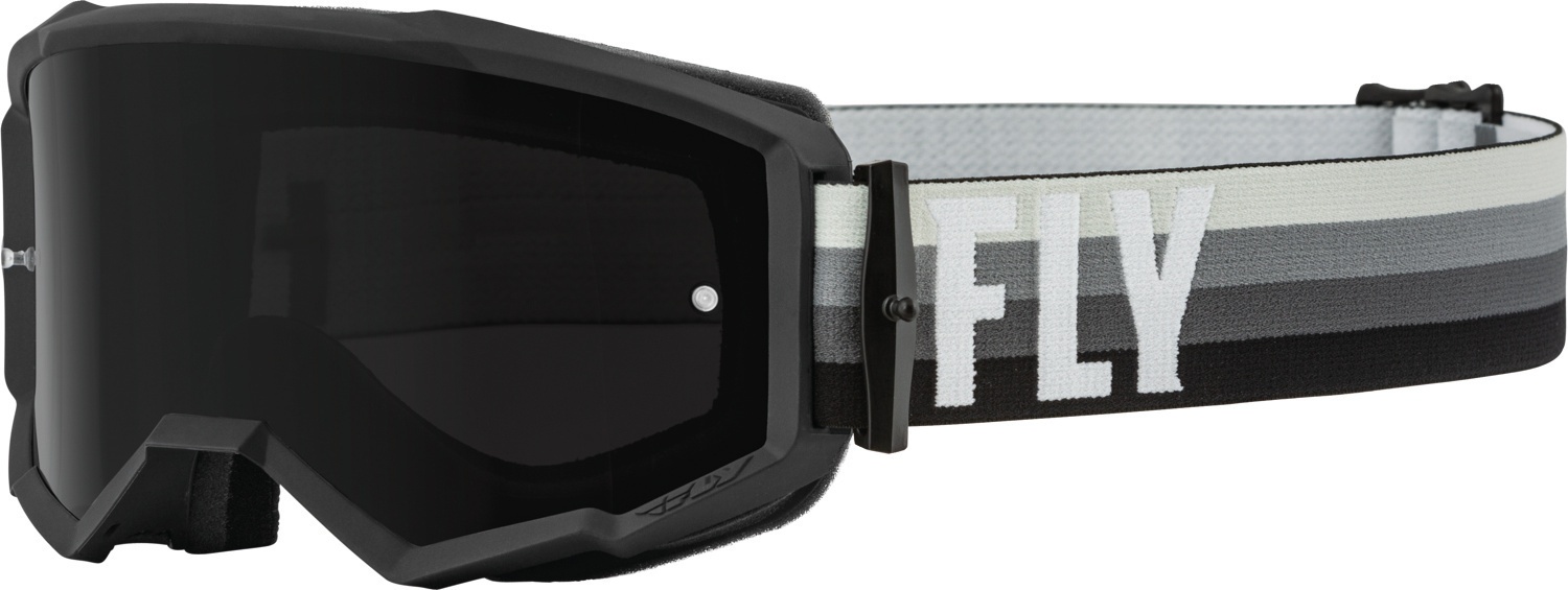 Fly Racing Zone Motorcrossbril, zwart-grijs