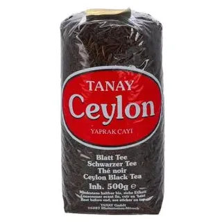 Tanay Tee Ceylon Yaprak Cayi, Schwarzer Tee aus Sri Lanka, loser Tee, 500 g